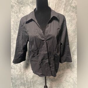 Old Navy Black Stretch Button shirt